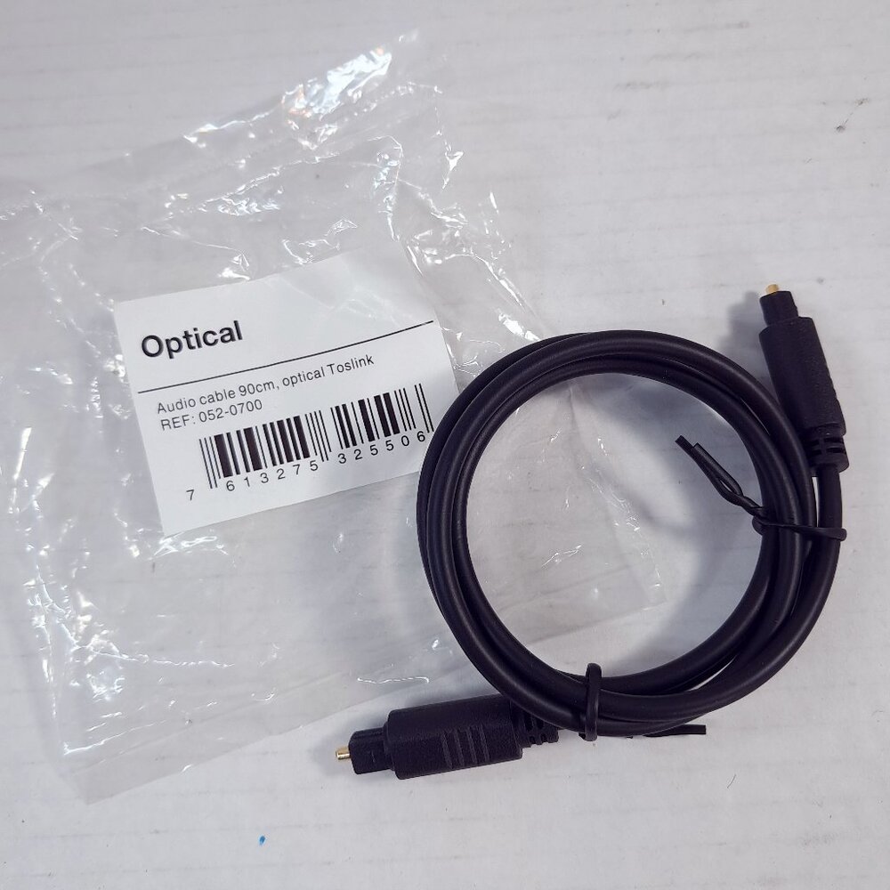 Phonak TV‎ Connector V2 TV Link Optical Toslink Audio Cable 90cm 3.5mm 052-0700